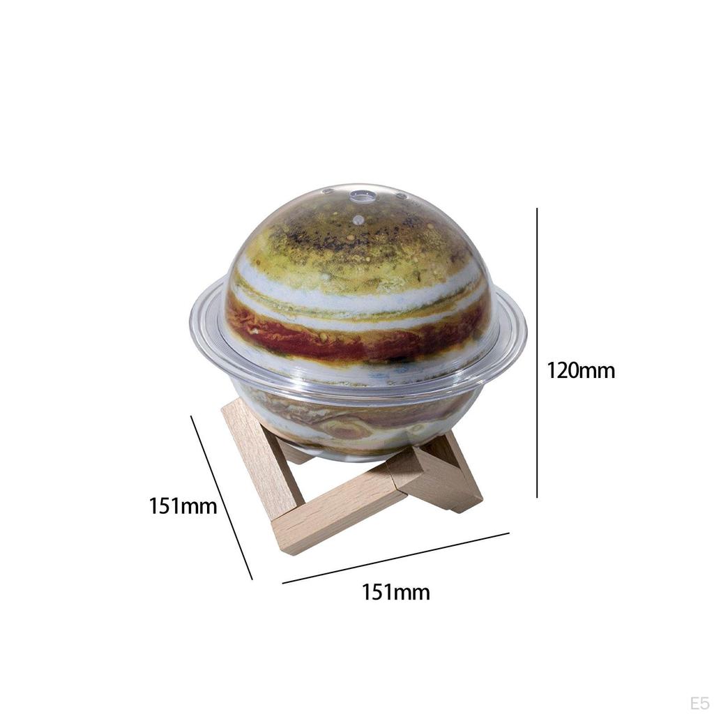 Air Humidifier Purifier Cool Mists Humidifiers 2 Mist Mode Home Fragrance Planet Lamp