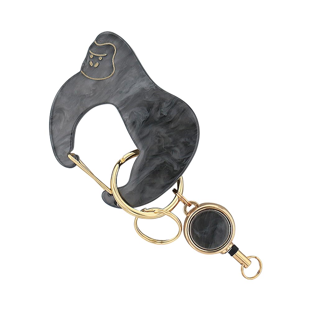 

Flower Ring Carabiner Gorilla (with reel) GKH0007-G