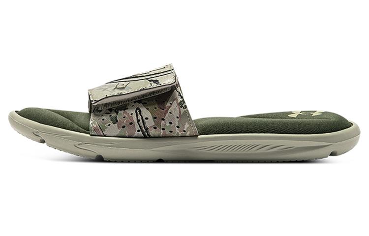 Under Armour Ignite 6 Graphic Strap Slide Khaki Base Camo 40