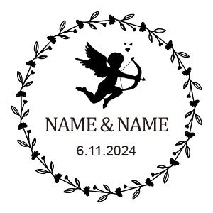 

Customized Wedding Seal Stamp Kit for Invitation Cards & Scrapbooking - Personalized Party Decoration Tools with Engraved Logo 4.2CM
