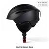 Set Casco da Sci per Adulti con Occhiali Integrati - Vestibilità Universale per Sport all'Aperto