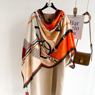 Fashionable Spring And Summer Thin Travel And Vacation Sunscreen Shawl, Elegant And Luxurious Women'S Air-Conditioned Room With Outdoor Shawl