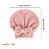 Bowknot Drying Cap, Women's Absorbent Quick-Dry Thick Coral Fleece Pineapple Pattern Home Bath Hair Towel