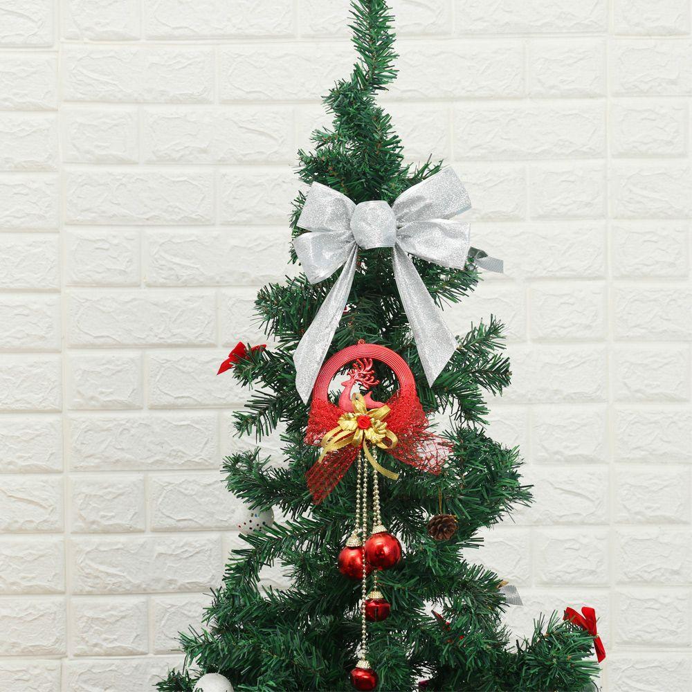 12pcs New Party Decoration Home Decor Christmas Tree Hanging Wedding Supplies Xmas Ornament Bowknot