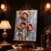 5D DIY Frameless Pearl Painting Rose Pattern Painting Kit, Suitable for Home Living Room Bedroom and Other Wall Decoration Art Paintings