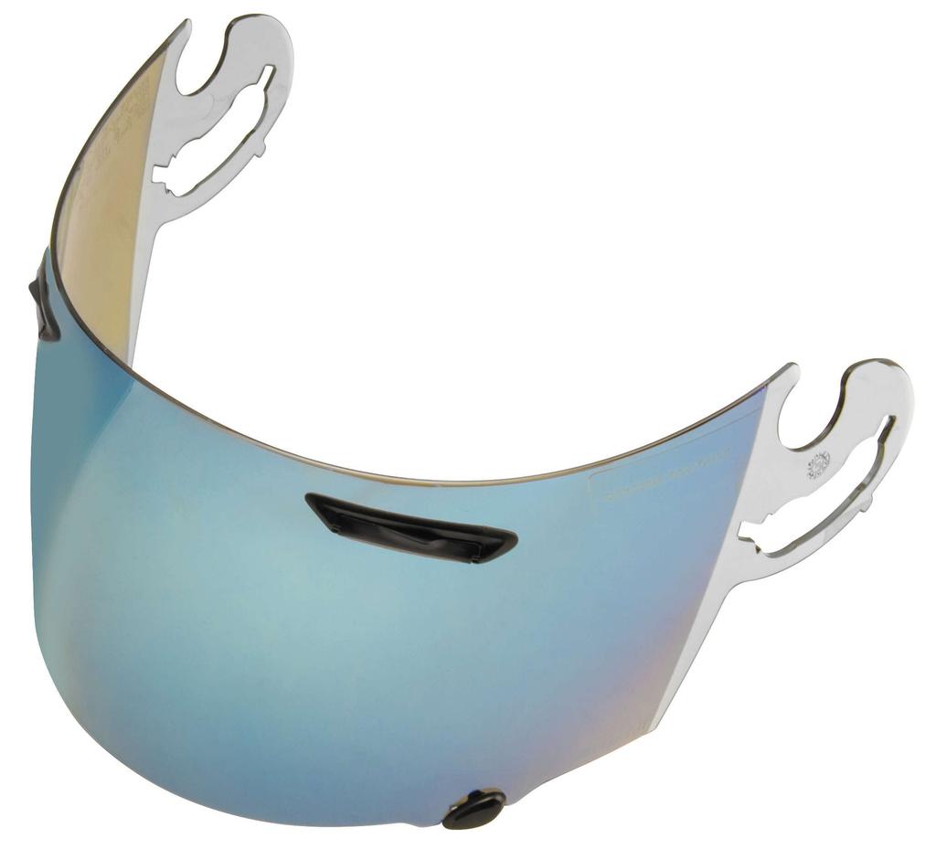 Arai Super Adsys I Pro Shade Long Mirror Product 011117 Visor, Smoke/Blue (Previous Number 1117)