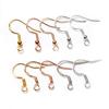 50-Piece DIY Earring Hooks 925 Engraved Pure Copper Plated Jewelry Making Kit 9g