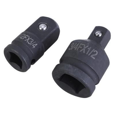 Adapter Gniazda Podwójny Rozmiar 3/4 Cala na 1/2 Cala i 1/2 Cala na 3/4 Cala Akcesoria do Narzędzi Uderzeniowych o Wysokiej Wytrzymałości do Napraw Domowych