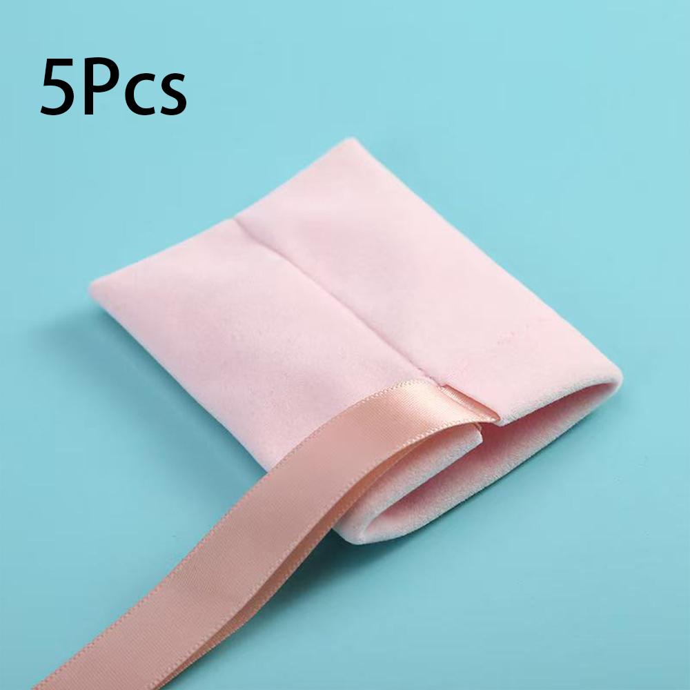 

Runtowo 5 шт. Мешочек для упаковки ожерелья ,Бархатный мешочек для хранения ,Упаковочный мешочек для ювелирных изделий ,Мешочки на кулиске Ленточный подарочный мешочек Other