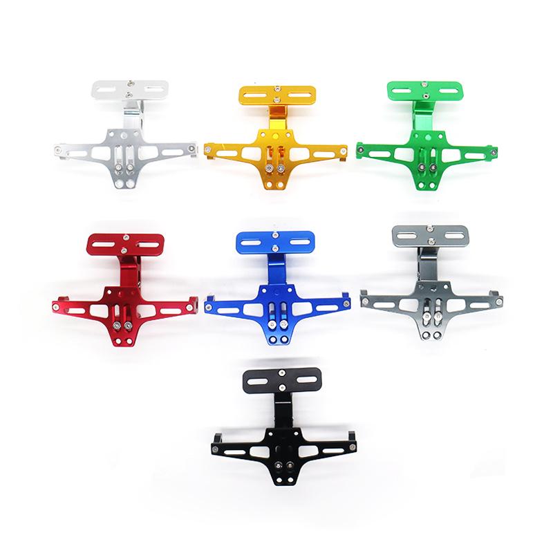 Universal Adjustable Motorcycle License Number Plate Bracket Rear Turn Signal Lamp Holder Cnc Aluminum Fender Eliminator Kits