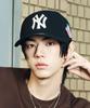 Emelbi Signature Patch Mesh Cap Ny (Black)