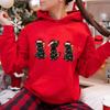 Cat Christmas Hoodies Sweatshirts Men/Women Christmas Tree Fashion Hoodie Clothing Funny Cat Christmas Sportwear Clothes