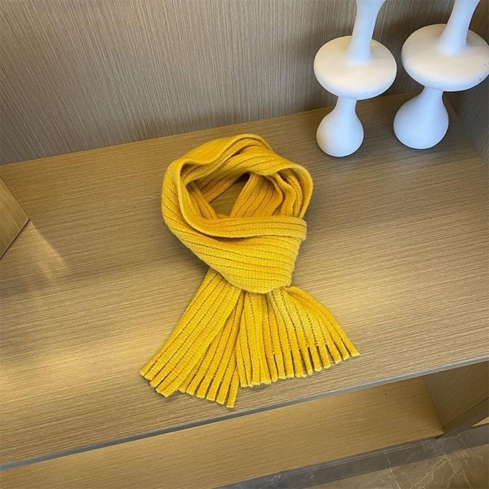 Coldproof Knitted Scarf Windproof Scarves Bib New Neckerchief  Cute