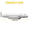 Front Left Side Driver Exterior Fit Door Handle White 1998-2003 Sienna Toyota