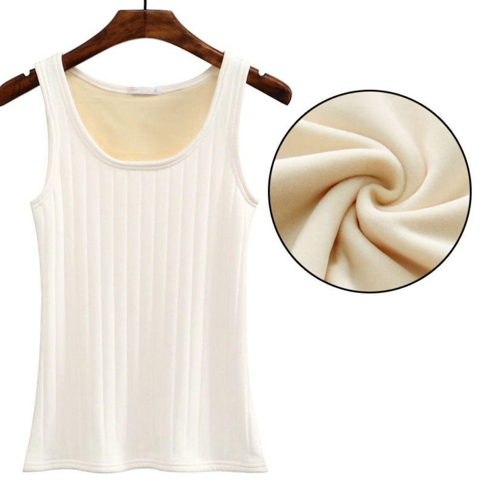 Women Thermal Shirt Sleeveless Warm Underwear New Thermal Top Sling