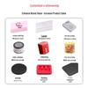 Ready Stock Tin Wearable Nail Storage Box with Window - Manicure Packaging E18