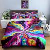 Colorful, swirling, stars. Bedding Duvet cover sets Duvet covers Pillowcases gifts (1 * Duvet Cover 2 * Pillowcases, without duvet insert)