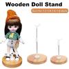 Wooden Base Doll Stand 1/3 1/4 1/6 1/8 Doll Bracket Doll Display Holder  Dolls Accessories