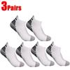 3/1Pairs Sport Compression Ankle Socks Men Women Professional Low Cut Fitness Marathon Running Outdoor Deodorant Breathable Sox