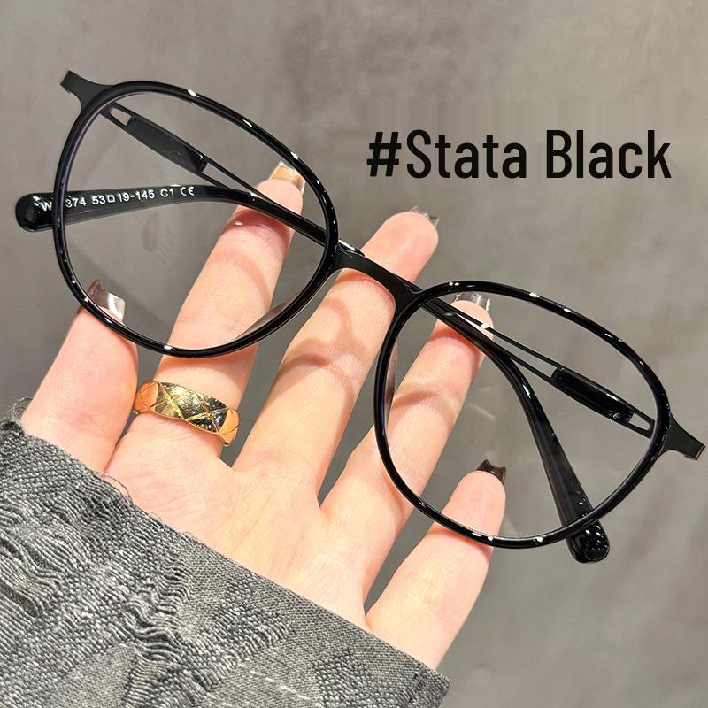 Women's Retro Tortoiseshell Eyeglass Frames: Fashionable, Hollow Temples, Prescription-Ready