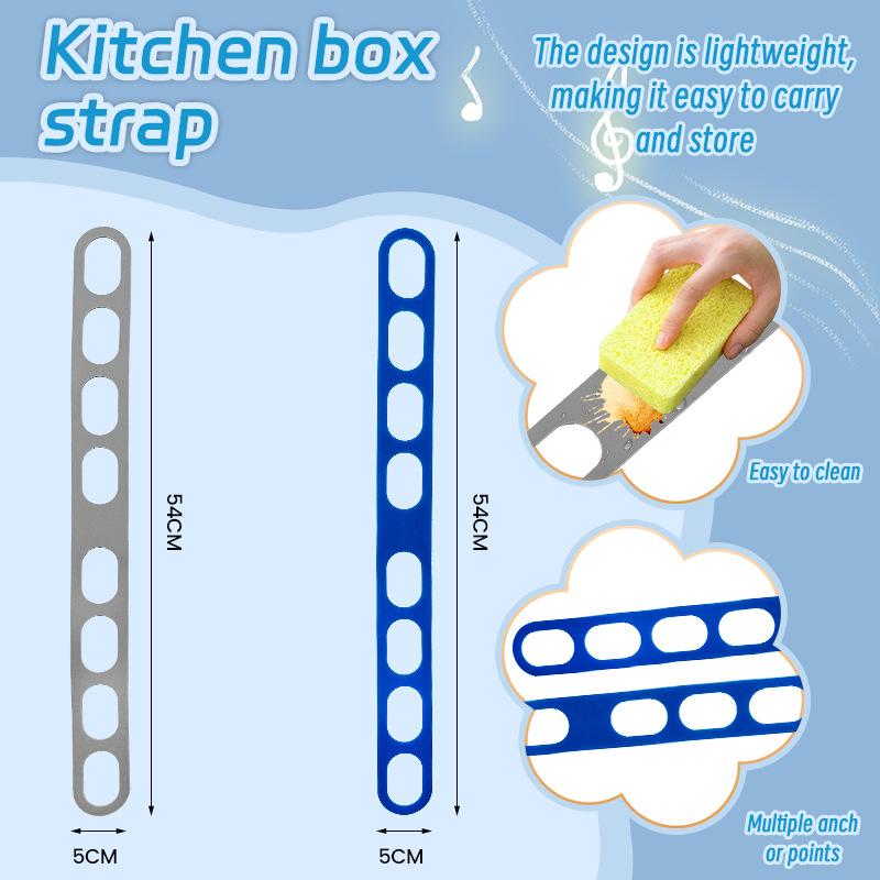 Silikonowy pasek, Elastyczny, Silikonowy pasek, Wielokrotnego użytku, Uniwersalna pokrywka, Pasek mocujący, Pasek na pokrywkę puszki, Narzędzie kuchenne