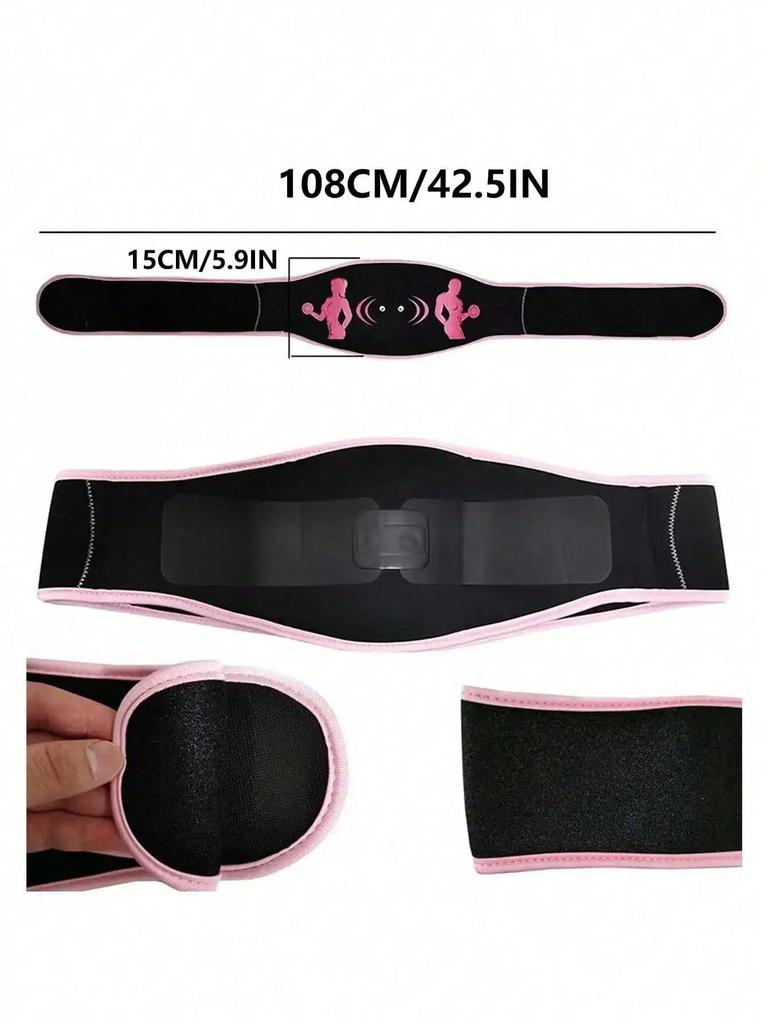 Abs Stimulator USB Rechargeable Stimulating Belt Muscle Toning Belt,Training Device For Muscles Abdominal Workout Massager