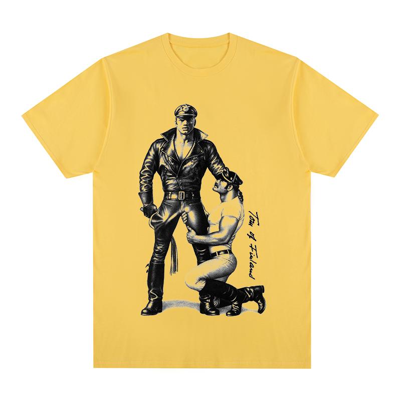 Tom Of Finland Freund T-Shirt Schwule Polizisten Baumwolle Herren T-Shirt Neu TEE TSHIRT Damen Tops Unisex