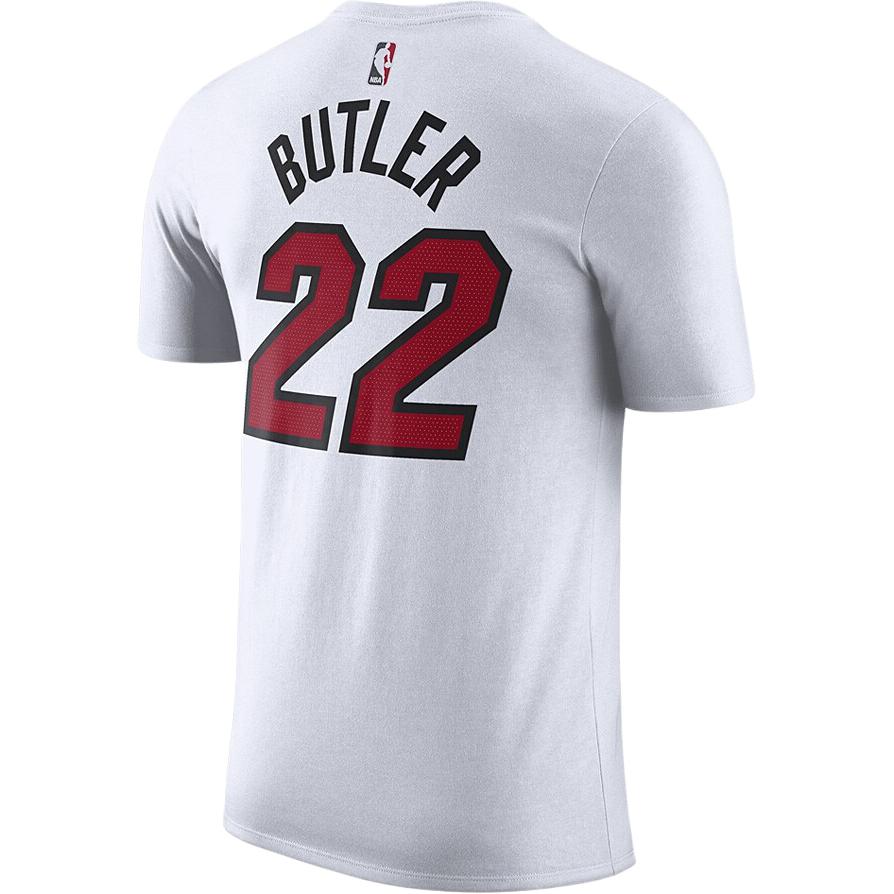 Nike X NBA Miami Heat Logo Fashion Comfortable Soft Skin-Friendly Short Sleeve T-Shirt Men Tops White DR6383-108