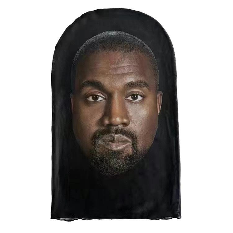 

Horror Hood Simulation Full Face Visual Mesh Mask Kanye Kobe Cosplay Masks Party Supplies Props Halloween Accessories Headgear