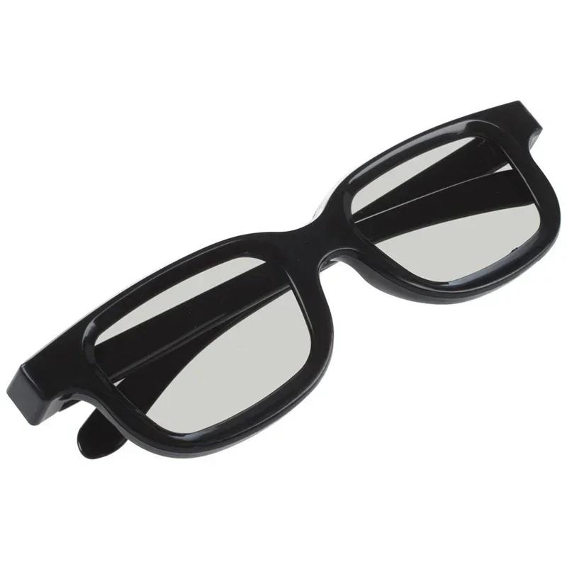 1Pcs Black Circular Passive 3D Glasses for LG Cinema TV Stereo 3D Movie Watching