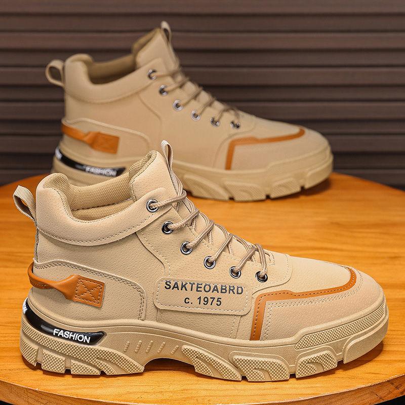 Men's shoes summer work waterproof, non-slip and wear-resistant sports and leisure tooling Martin tide shoes