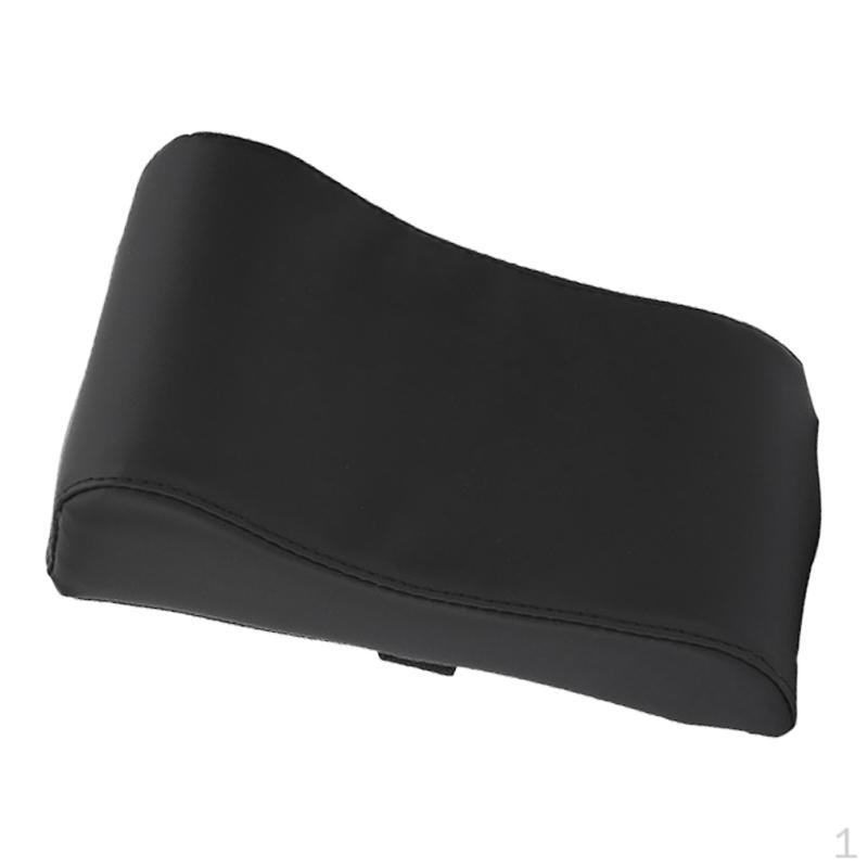 

Pilates Reformer Head Neck Support Pillow with Strap PU Leather Sponge for Training Studio Women Men