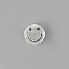 S925 Sterling Silver 3D Smiley Face Charm Bracelet Spacer Bead
