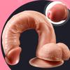9palcové obrovské realistické dildo se silnou přísavkou, zakřivenou hřídelí a kuličkami pro vaginální bod G a anální hru, realistická velká dilda pro ženy a muže