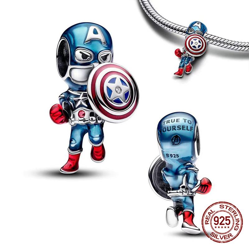 Tree Spirit Cheshire Cat Stitch Bead Giant Dumbo charms plata de ley 925 original Fit Bracelet DIY Jewelry Making Women's Gift