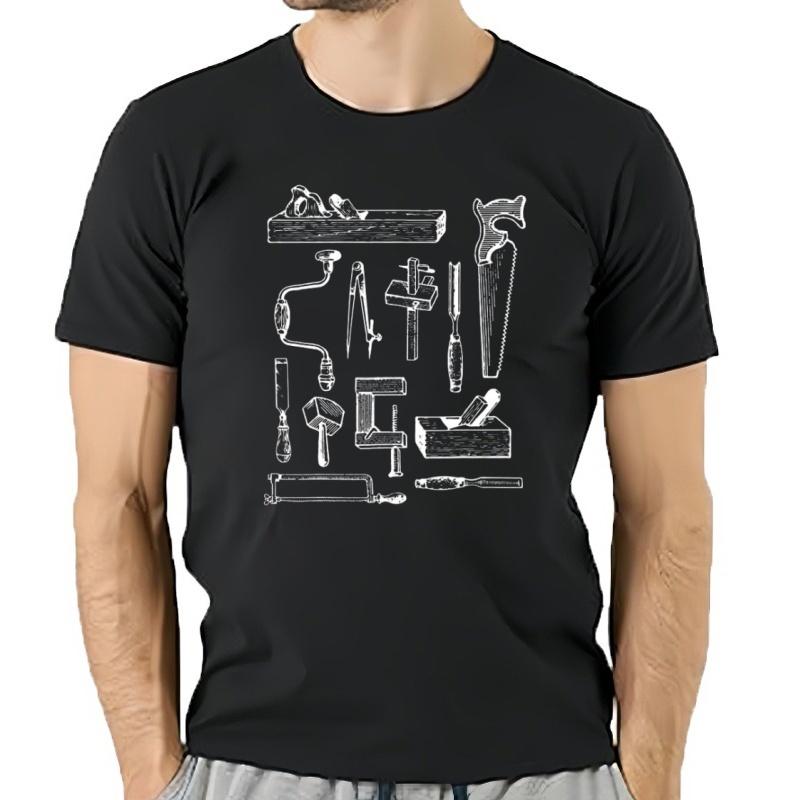 New Woodworking Tools Carpenter Carpenter Carpenter Carpenter T-shirts Streetwear Ma