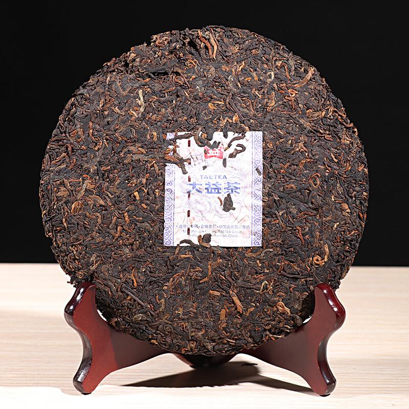 TAETEA Ripe Pu-erh Pressed Tea Cake 357g Menghai Dayi 1701 Puer Tea