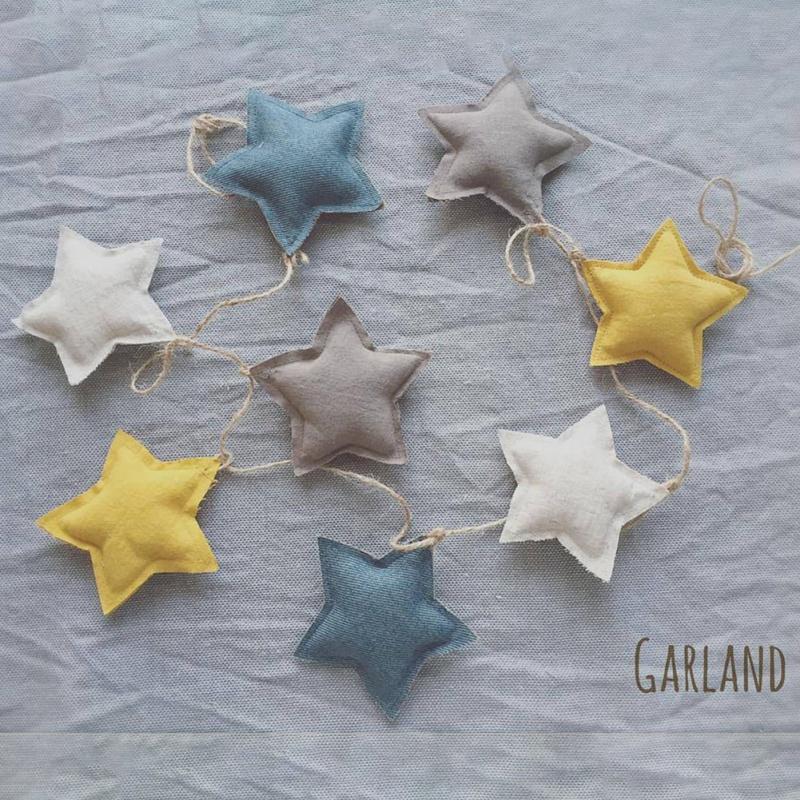 Baby Room Handmade Nursery Star Garlands Nordic Christmas Best Gifts