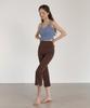 DHYANI High-Rise Pants (Charcoal Brown)