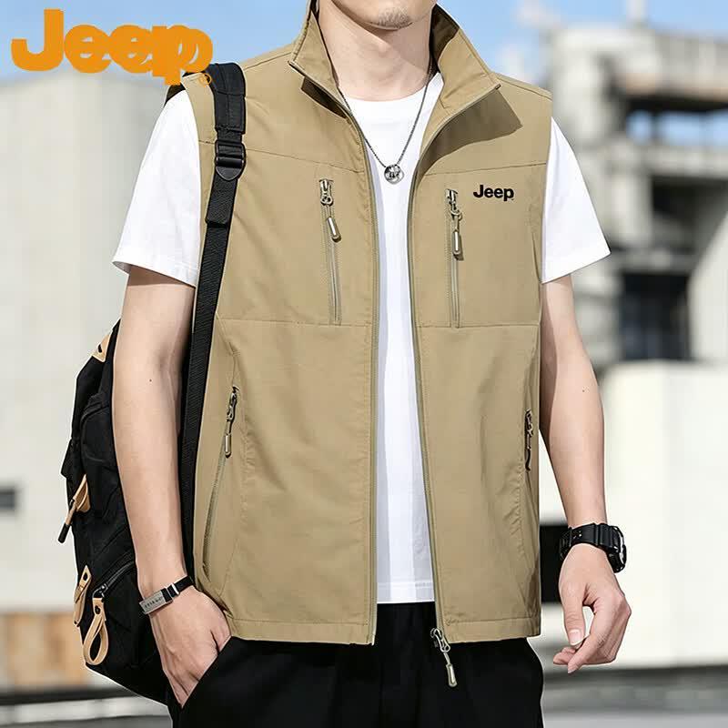 JEEP Men s Lightweight Multi-Pocket Casual Vest L