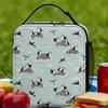 Puffin Rock And New Friends Lunch Bag Convenient Lunch Box Women School Graphic Cooler Bag Casual Oxford Thermal Tote Handbags