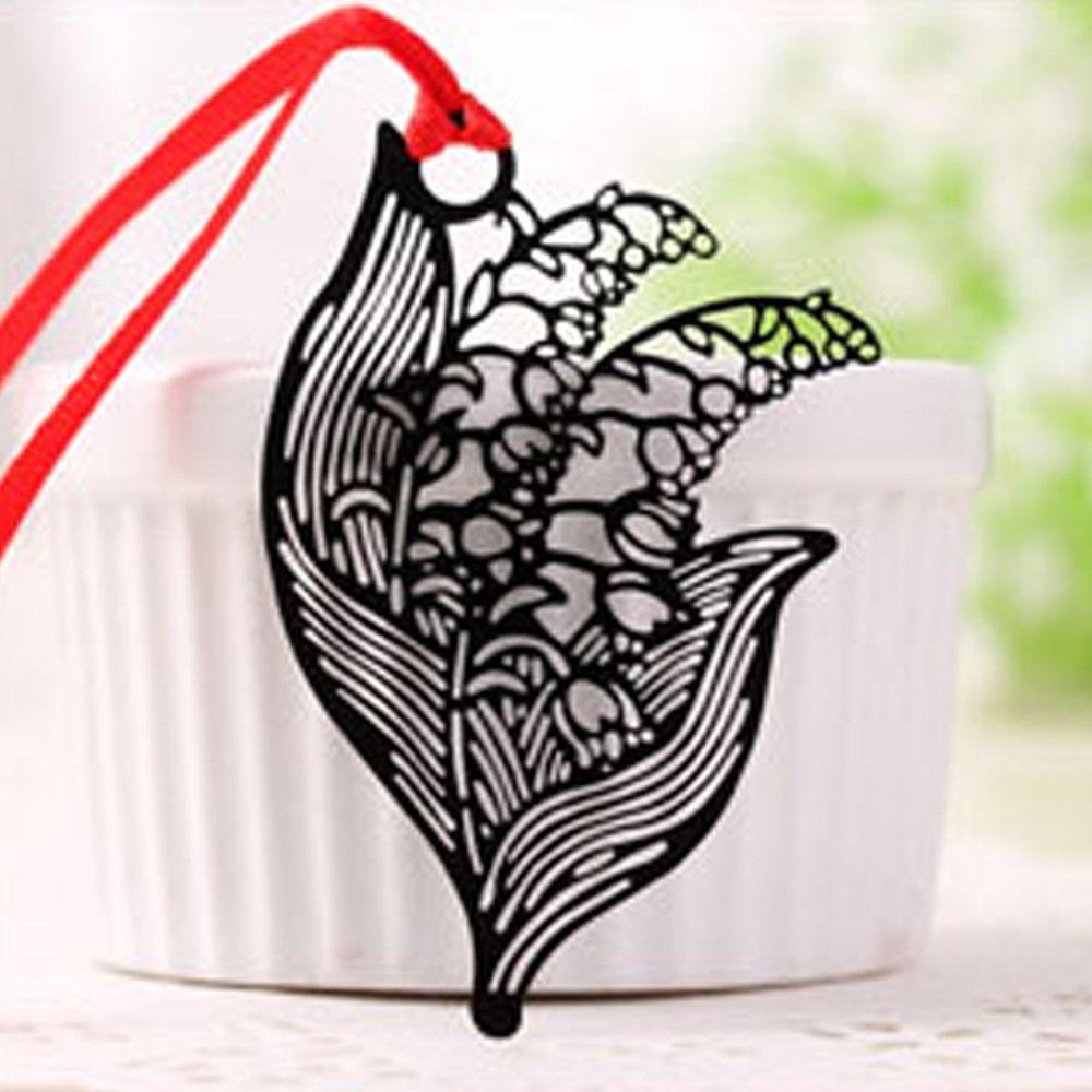 Metal Book Page Pagination Chinese Style Book Page Marker Portable Hollow Bookmark