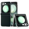 For Samsung Galaxy Z Flip5 5G Case Hinge Protection Leather+PC Anti-Slip Phone Cover