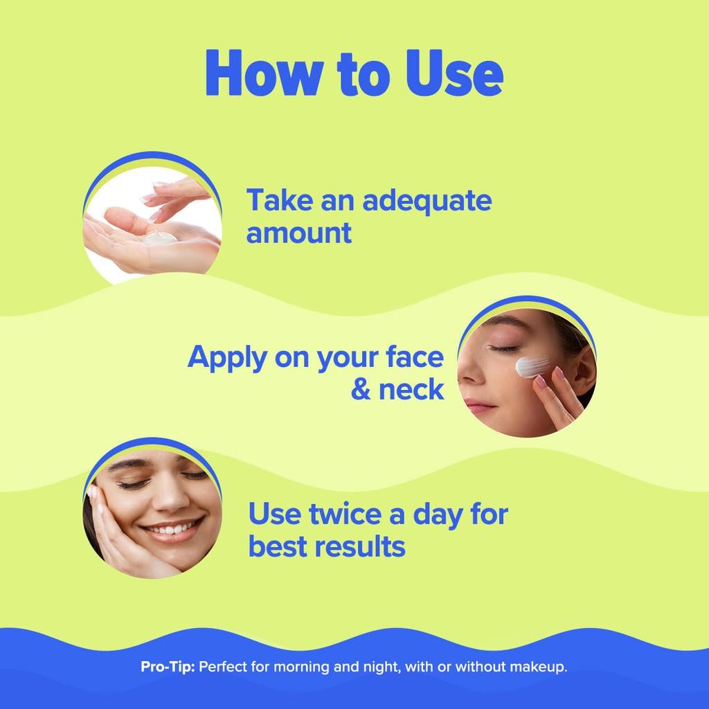 Aqualogica Bright+ Ölfreier Feuchtigkeitsspender 100g Packung 1 für Feuchtigkeitsspendende, Ebenmäßig getönte Haut den ganzen Tag Leichte Formel