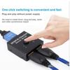 4K 60Hz HDMI Switch 2 Ports 2 In 1 Out HDMI-kompatibler Video-Splitter für Laptop PC Xbox PS3/4/5 TV-Box zu Monitor Projektor