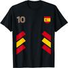 Retro10 Spain Football Spain Soccer Spain Flag T-Shirt