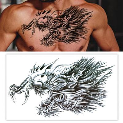 1Sheet Phoenix Dragon Temporary Tattoos Cats Animals Shoulder Tattoo Body Art