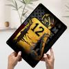American Football Player With Flag Backdrop Tinplate Poster Customized Wall Art Vintage Metal Signs Retro Tin Plaque for House