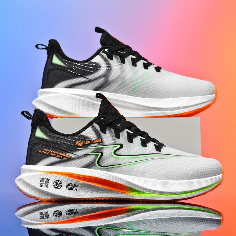 Sports and leisure shoes Men's shoes High School Entrance Examination shoes Physical testing shoes Large size 48 Running shoes Men's spring cushioning
