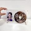 Marco de Fotos Acrílico Transparente Magnético de Doble Cara Soporte para Fotocard de Ídolo Adorno de Escritorio Cadre Photo
